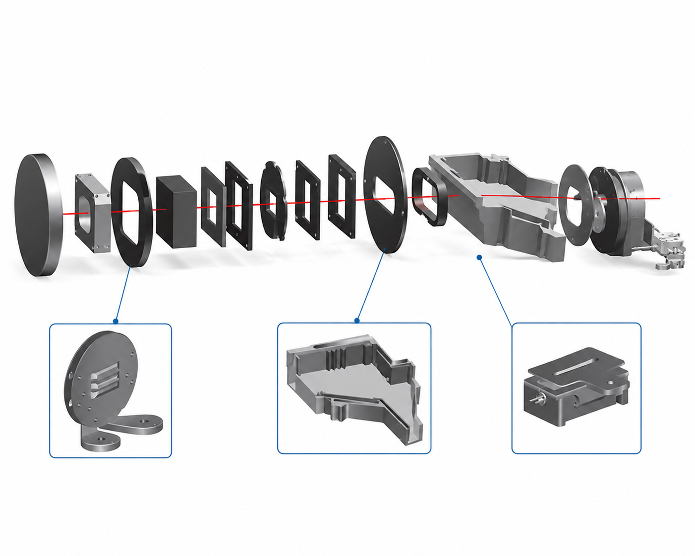 Ion Implantation Graphite Parts